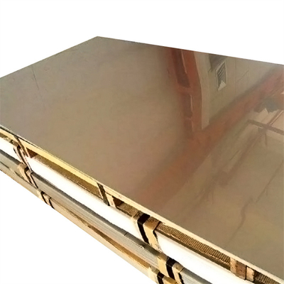 Pvd-Edelstahl-Spule beschichtete Bronze- Titan-Rose Golden Mirror Pvdf Pe